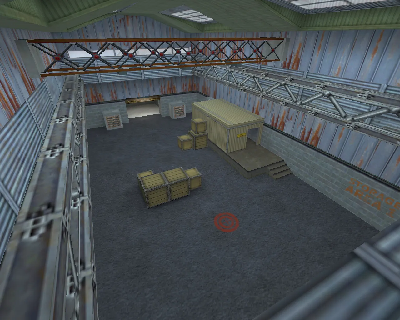 Скачать Карта de_nuke_snow для Counter-Strike 1.6: тактика и особенности - Скриншот