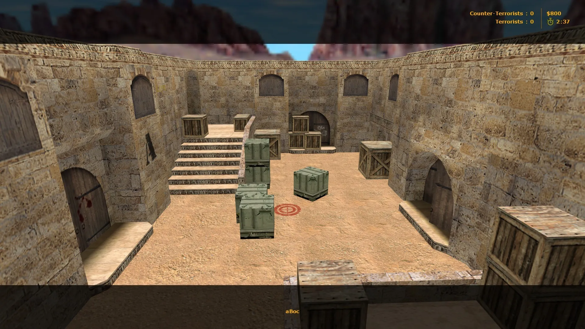 Карта de_dust_playme для CS 1.6: тактика за CT и T, точки на миде, оптимизация wpoly/epoly — скриншот 8