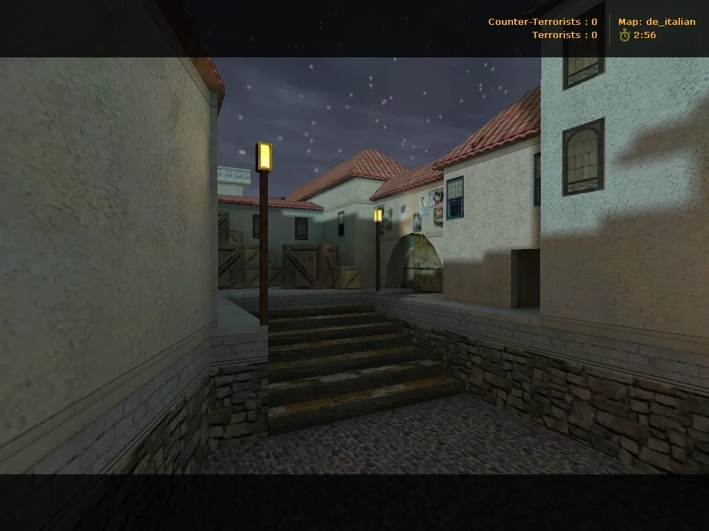 Скачать Карта de_italian для CS 1.6: Тактики и особенности - Скриншот