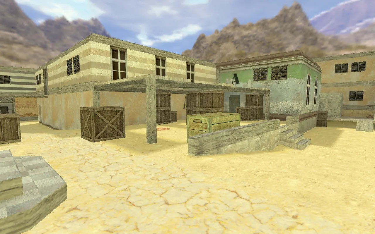 Скачать Карта de_hell_2013 для CS 1.6: точки, раунды, .nav, оптимизация и настройка ботов - Скриншот