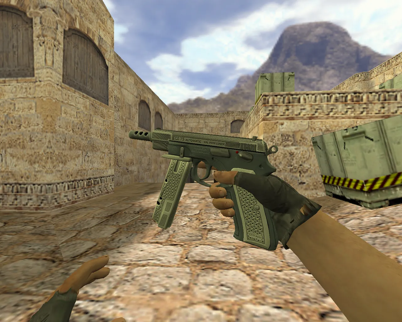 Скачать Модель CZ-75 Штамп для CS 1.6 - Улучшенная версия P228 - Скриншот