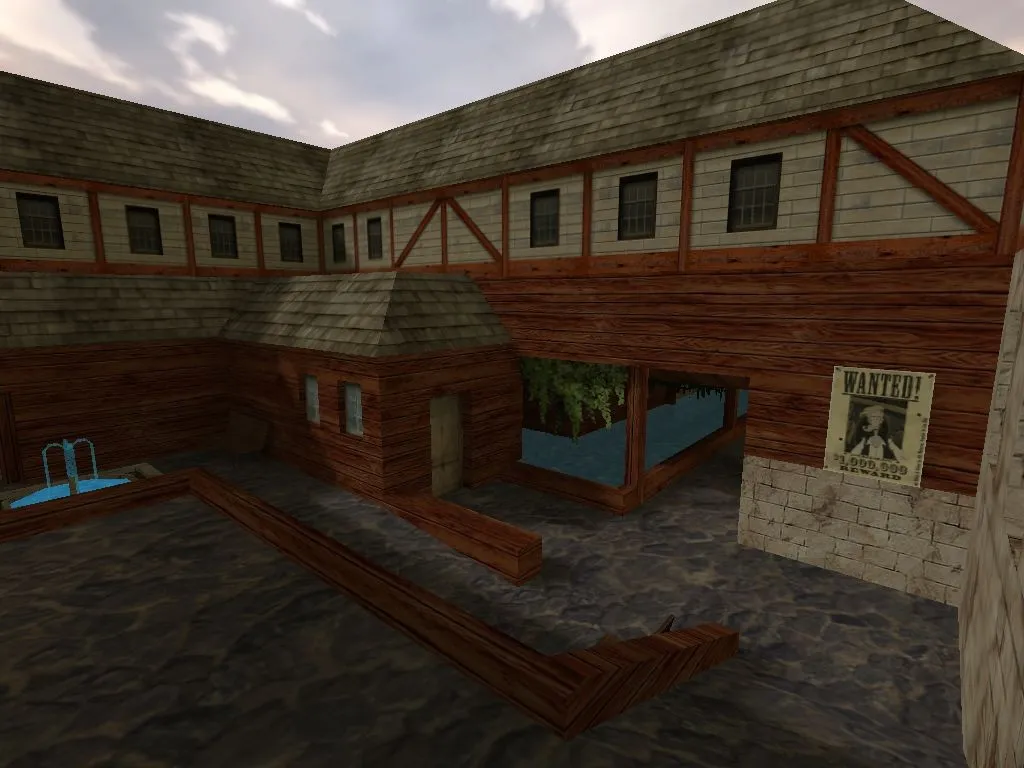 Карта de_pirates для CS 1.6 - Тактические возможности и детали — скриншот 7
