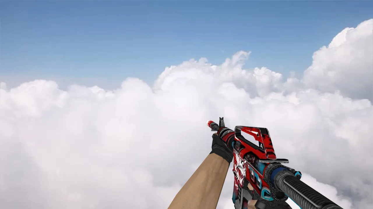 Скачать Модель M4A1 Mortal Equalizer для CS 1.6: v_m4a1, p_m4a1, w_m4a1, звуки, анимации осмотра, качество текстур - Скриншот