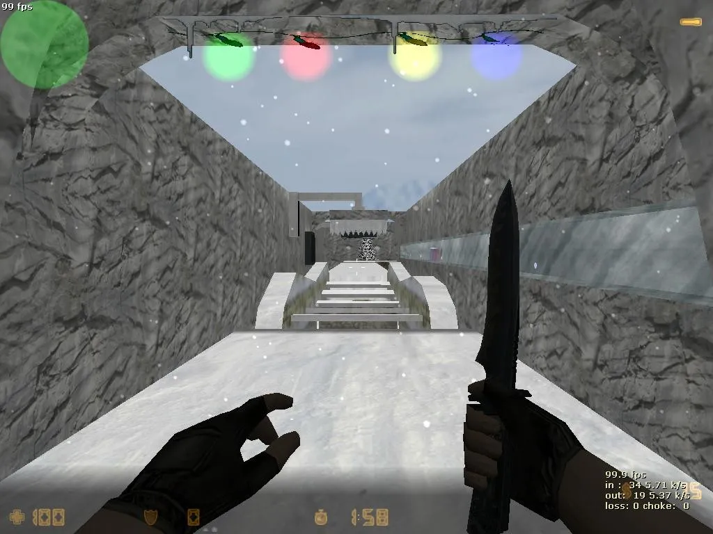 deathrun_dec_winter2 для CS 1.6: карта, точки, маршруты и .nav для ботов — скриншот 2