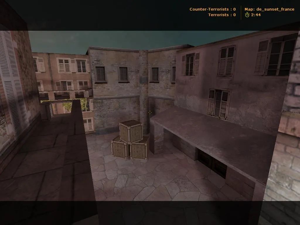 Скачать Карта de_sunset_france для CS 1.6 - Тактическое превосходство на новом уровне - Скриншот