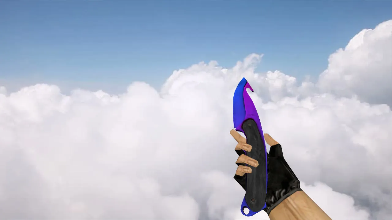 Скачать Модель «Gut Knife Redux» v_knife для CS 1.6: анимация осмотра, звуки, текстуры, точная модель и настройка под сервер - Скриншот