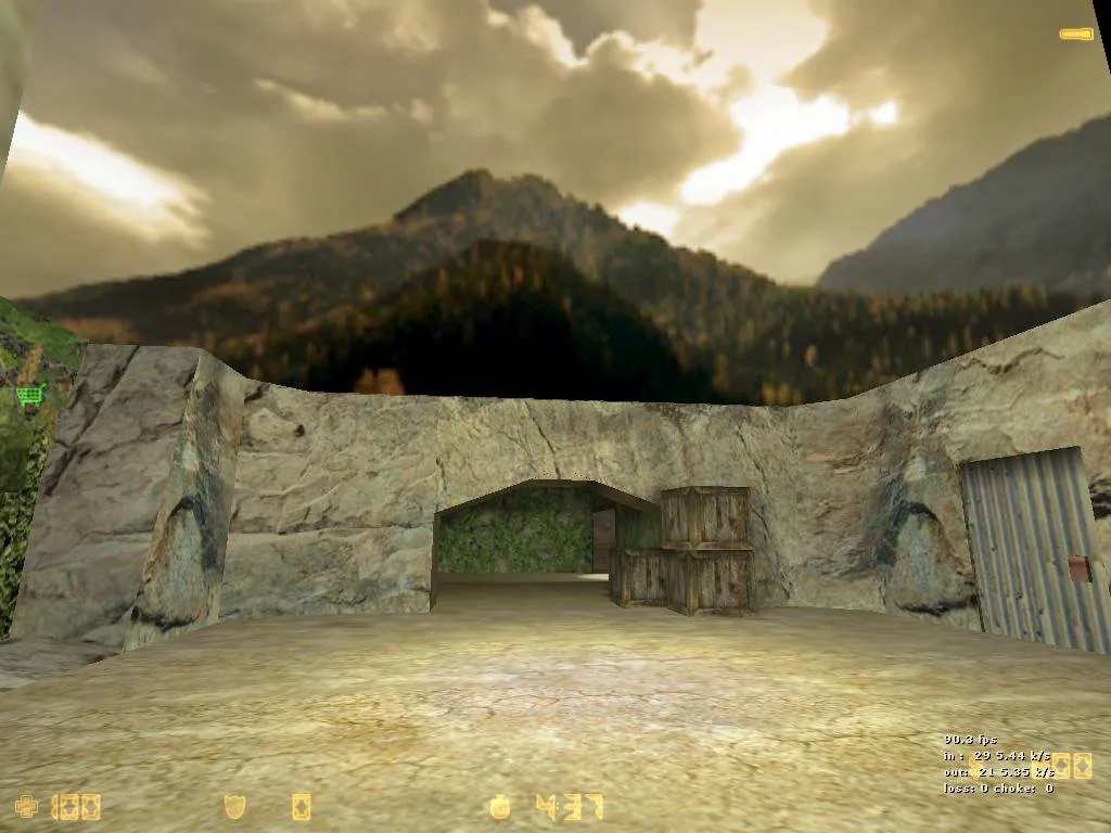 Скачать deathrun_abtropicano2 для CS 1.6: карта deathrun, точки, .nav, оптимизация и настройка ботов - Скриншот