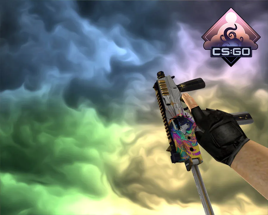 Скачать MP9 | Звёздный защитник для CS 1.6 - Оружие с уникальным стилем - Скриншот