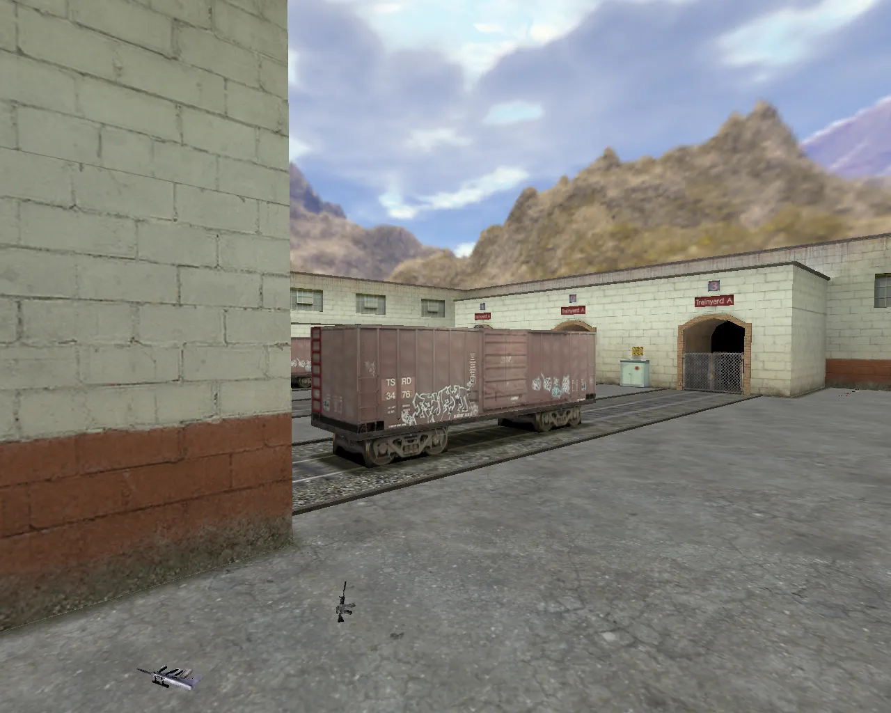 Скачать fy_train для CS 1.6: тактика, оптимизация, .nav и настройка под 5v5/паблик - Скриншот