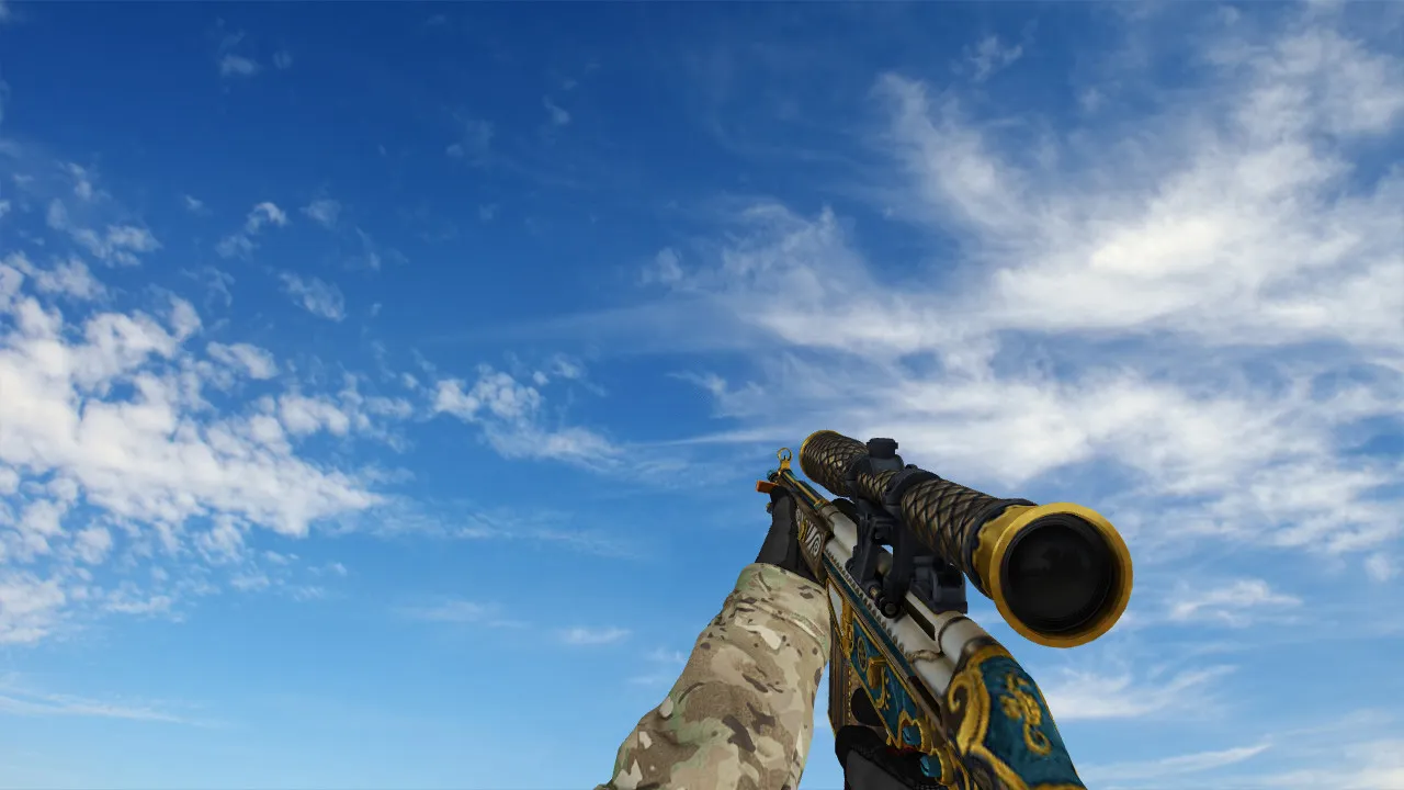 Пак моделей оружия Specialist Gloves Crimson Kimono Pack для CS 1.6: v_, p_, w_ модели, звуки, анимация осмотра — скриншот 10