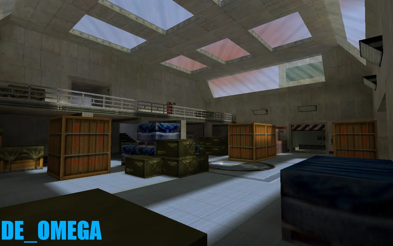 Скачать Карта de_omega для CS 1.6: Тактика и особенности - Скриншот