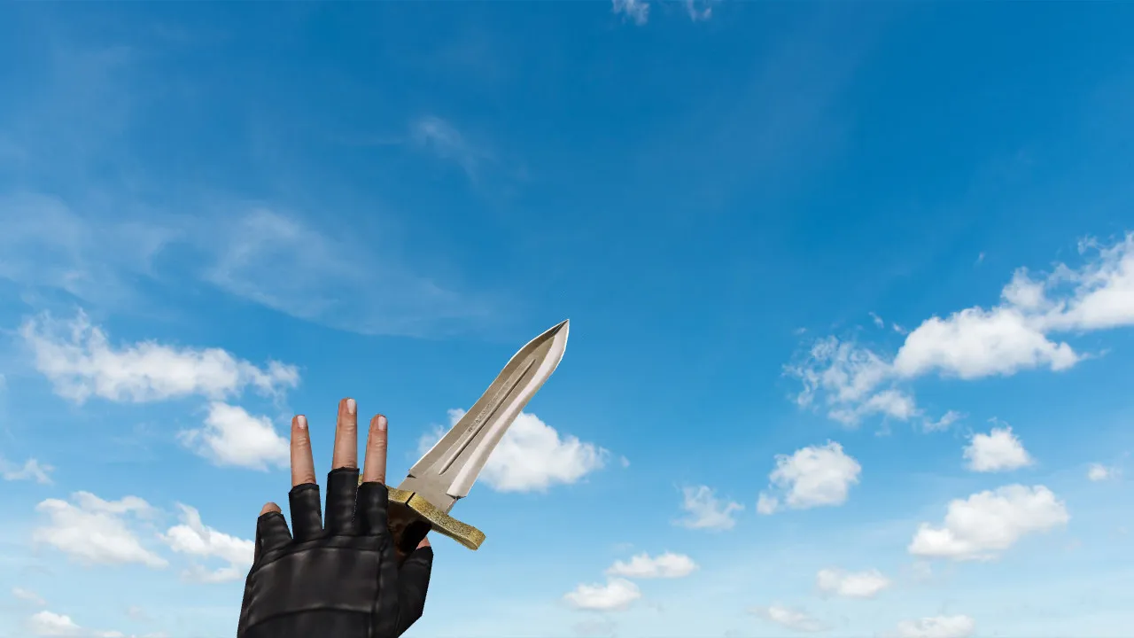 Модель ножа «CSO Hunting Dagger» v_ модели для CS 1.6: звуки, анимация осмотра, качество текстур — скриншот 2