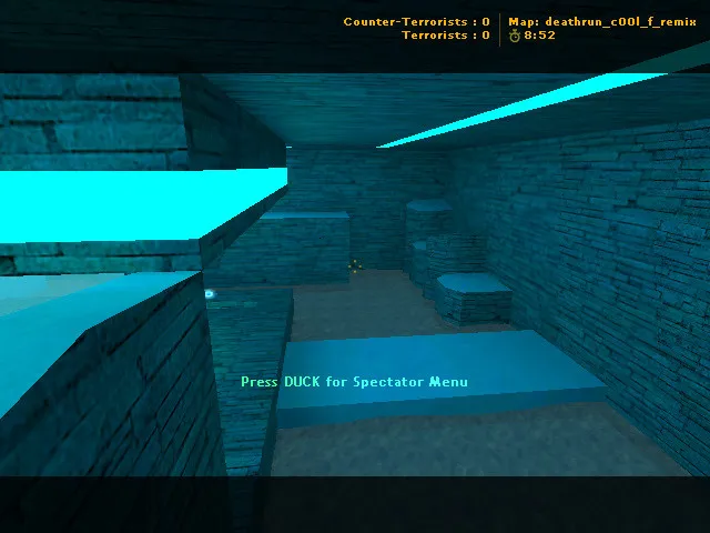 Скачать deathrun_c00l_f_remix для CS 1.6: тактика, точки, .nav, оптимизация и настройка сервера - Скриншот
