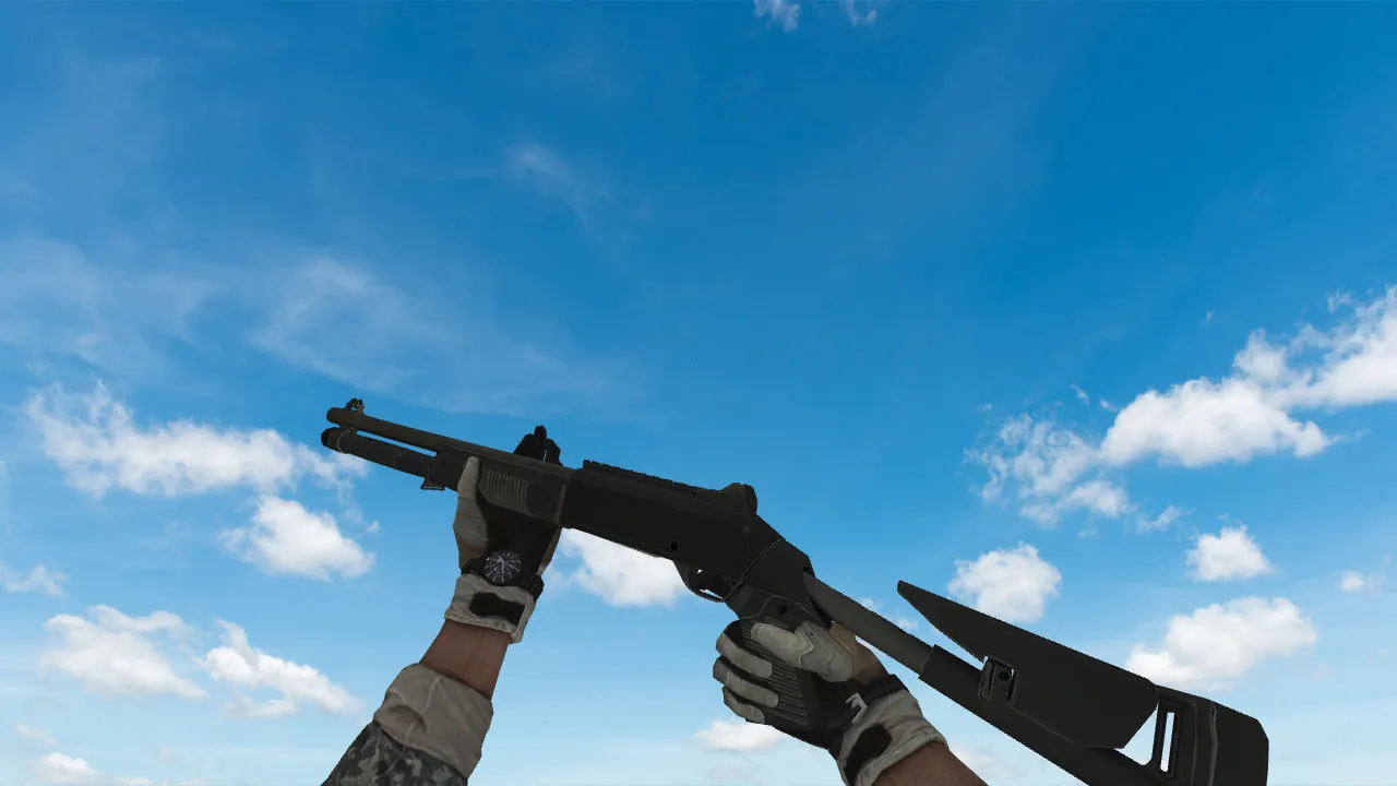 Пак моделей оружия «BasildoomHD» для CS 1.6: v_, p_, w_ модели, звуки, анимация осмотра и качество текстур — скриншот 29