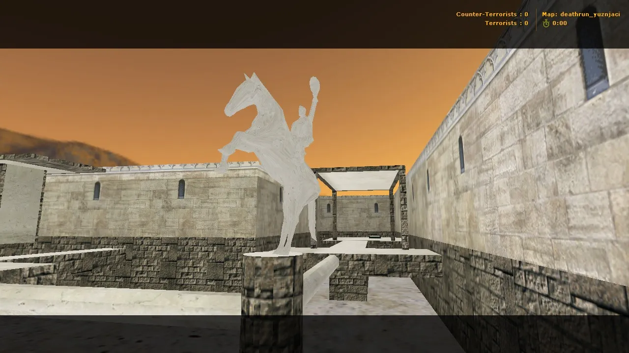 Скачать deathrun_yuznjaci для CS 1.6: карта Deathrun, точки за терров, ловушки и бот-нав .nav - Скриншот
