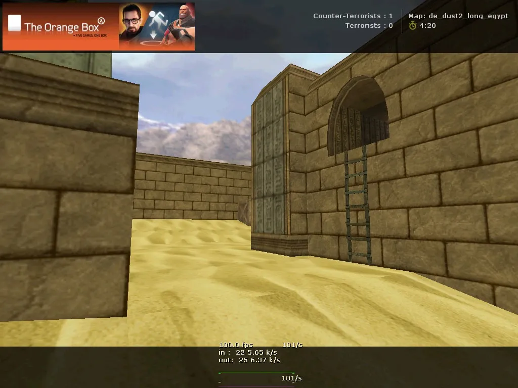 Скачать Карта de_dust2_long_egypt для CS 1.6: точки, маршруты, .nav, оптимизация wpoly/epoly - Скриншот