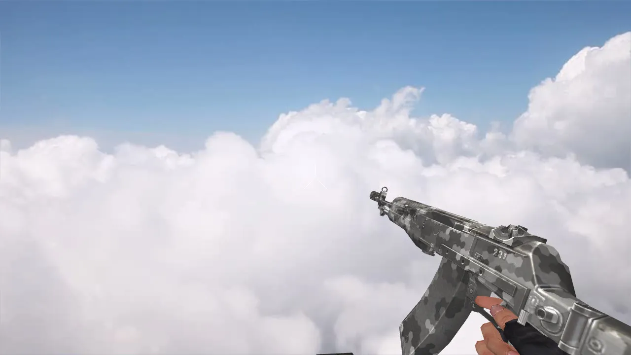 Скачать Модель v_ak47 «AN-94 Digital» для CS 1.6: p_ak47, w_ak47, звуки, анимация и текстуры - Скриншот