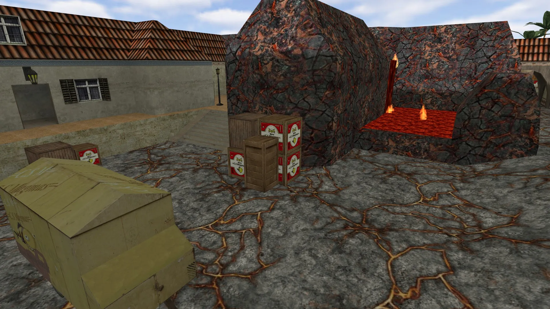 Скачать Карта de_inferno_suncsm для CS 1.6: Тактика и особенности - Скриншот