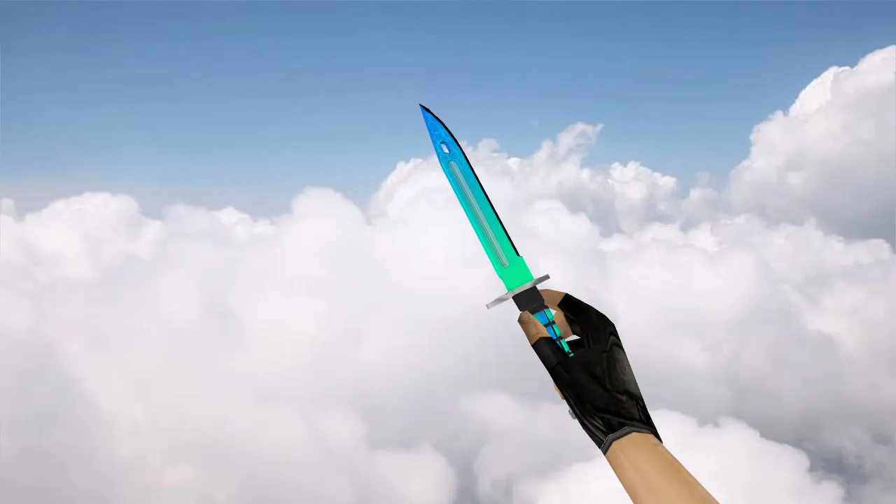 Скачать Модель ножа «Bayonet Momentum» для CS 1.6: v_, p_, w_ модели, звук, анимация осмотра и качество текстур - Скриншот