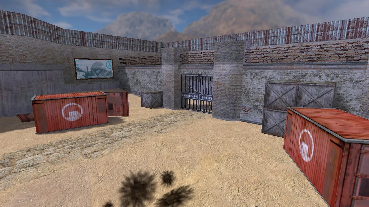 Карта de_impact для CS 1.6: Тактические возможности и баланс — скриншот 1