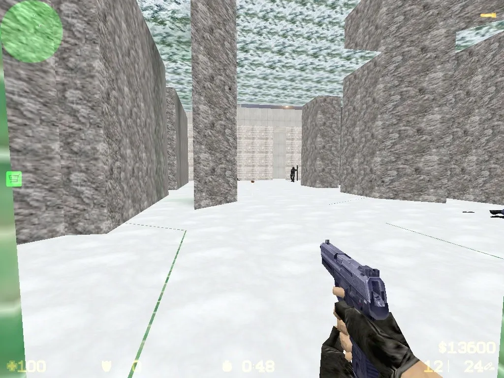 Скачать de_frozen_wars для CS 1.6: тактика за Т и КТ, точки, .nav, оптимизация wpoly/epoly - Скриншот
