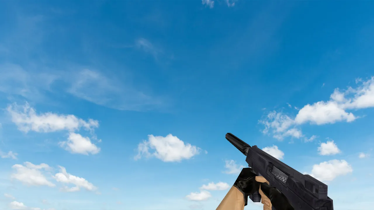 Пак моделей оружия «Default Weapons Chromed» для CS 1.6: v_, p_, w_ модели, звуки, анимация осмотра и текстуры — скриншот 25
