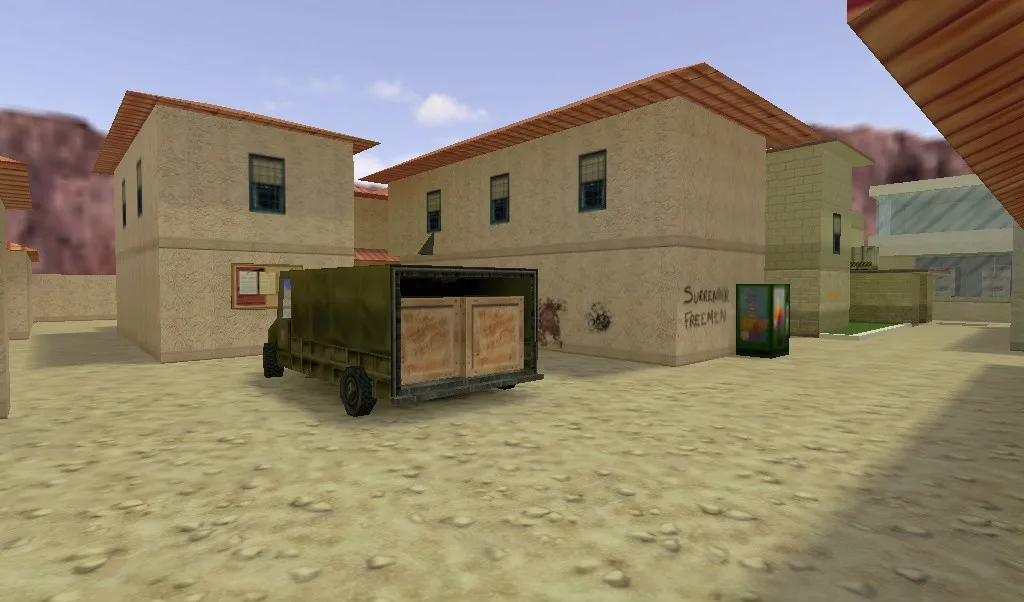 Скачать Карта de_street для CS 1.6: Тактика и особенности - Скриншот