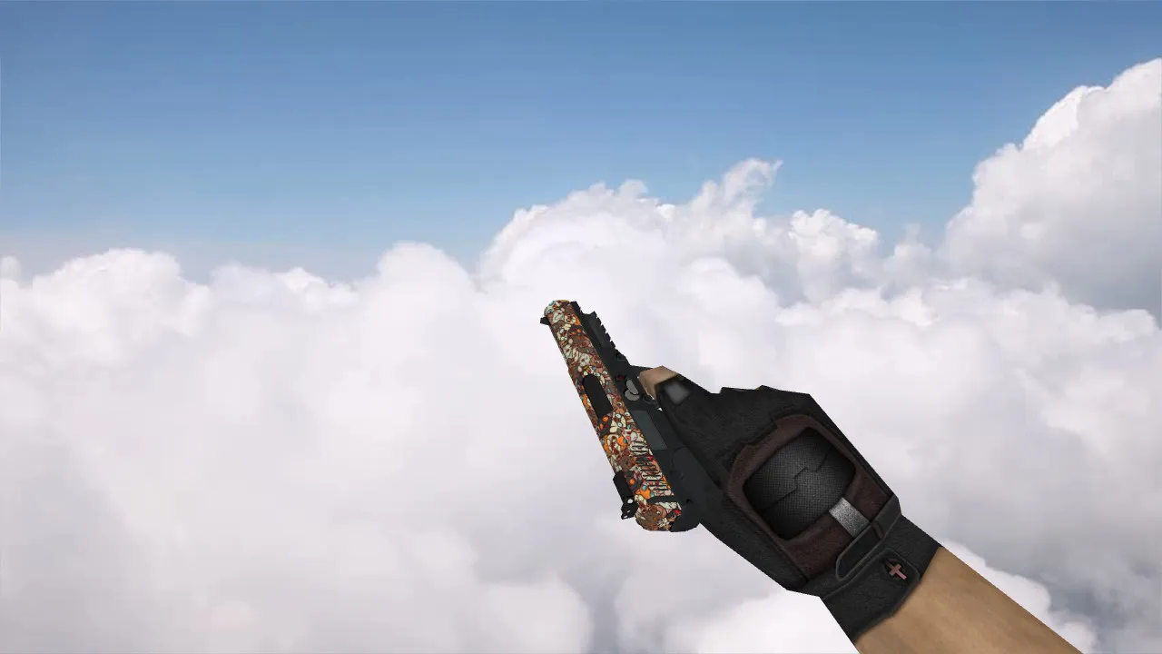 Скачать Модель Five-Seven «Лапки» для CS 1.6 - Качественные текстуры и анимация - Скриншот