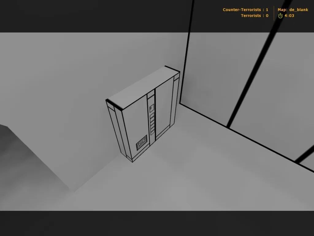 Карта de_blank для CS 1.6: точки, баланс сторон, оптимизация и .nav для ботов — скриншот 4