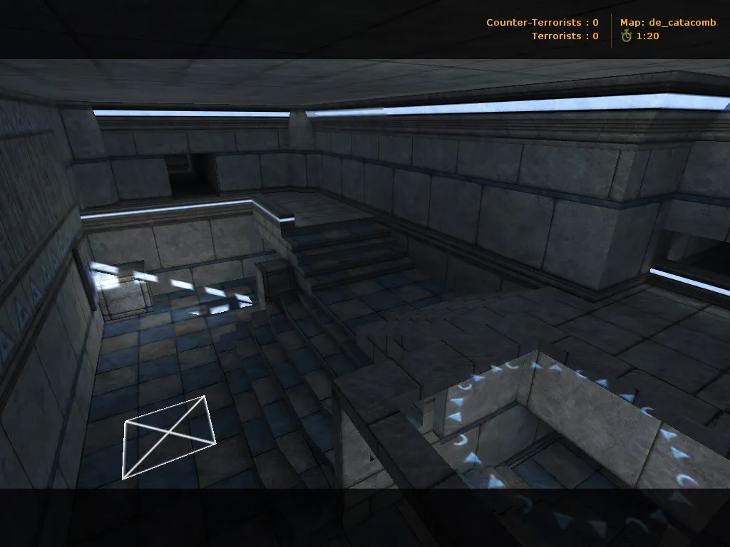 Скачать de_catacomb для CS 1.6: обзор карты, точки, баланс сторон и настройка для стабильной игры - Скриншот