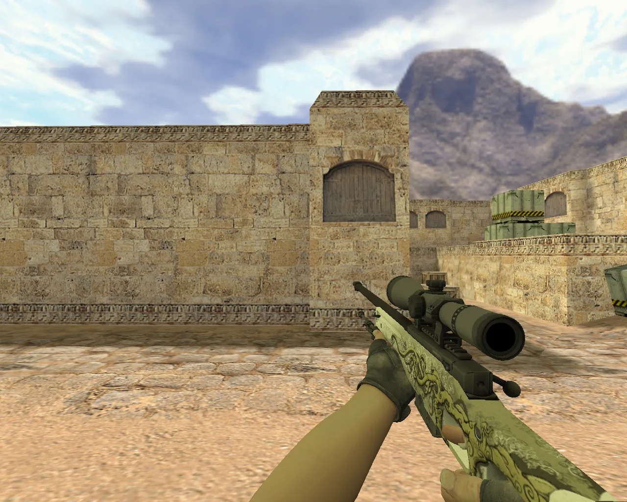 Скачать Модель AWP Бог червей для CS 1.6 - Скриншот