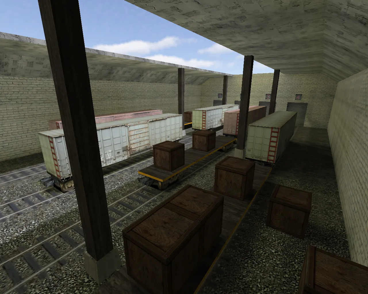 Скачать Карта awp_train для CS 1.6: точки под AWP, баланс сторон, .nav, оптимизация и советы по настройке - Скриншот