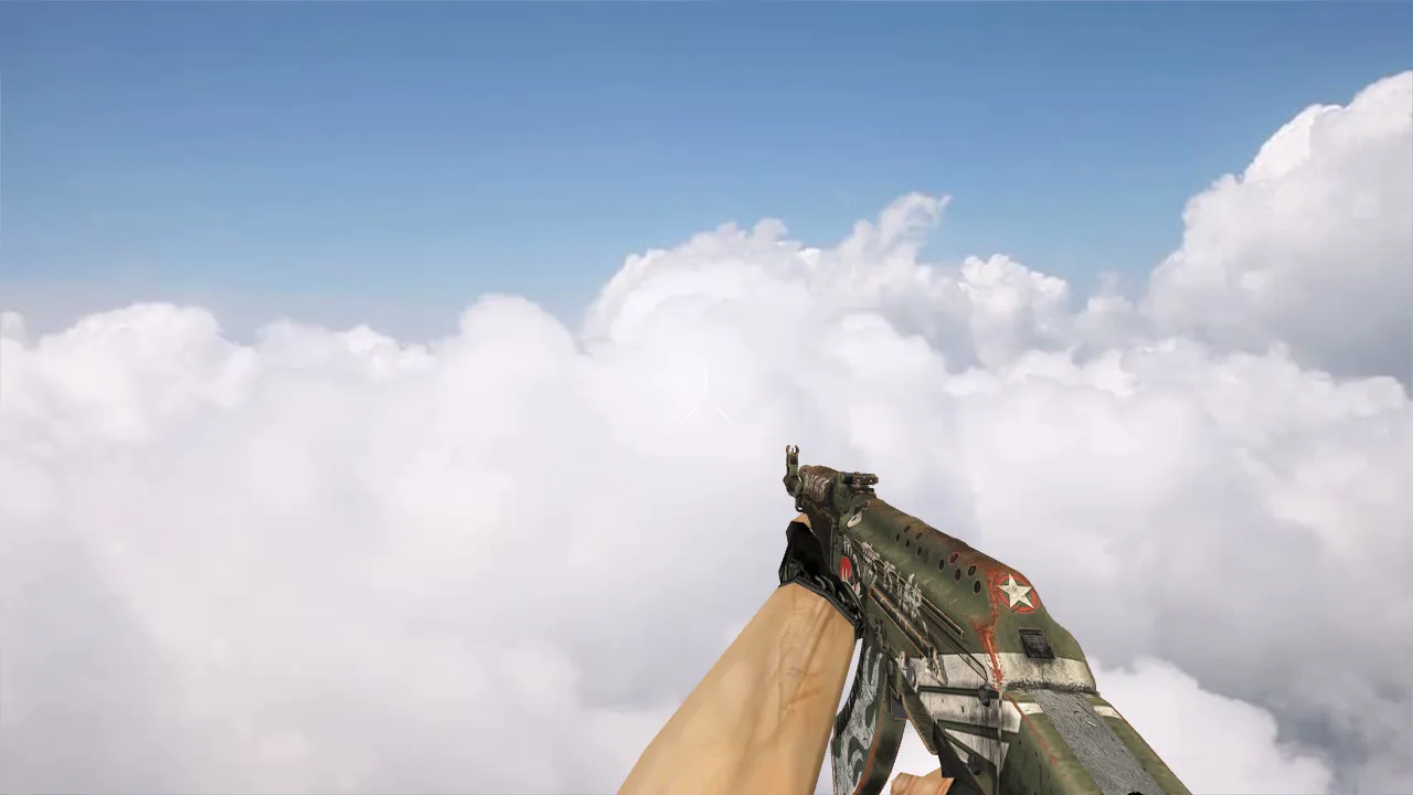 Модель «AK-47 Fallen Warrior» для CS 1.6: Погрузитесь в мир — скриншот 4