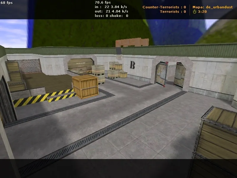 Скачать Карта de_urbandust для CS 1.6: Тактические возможности и особенности - Скриншот