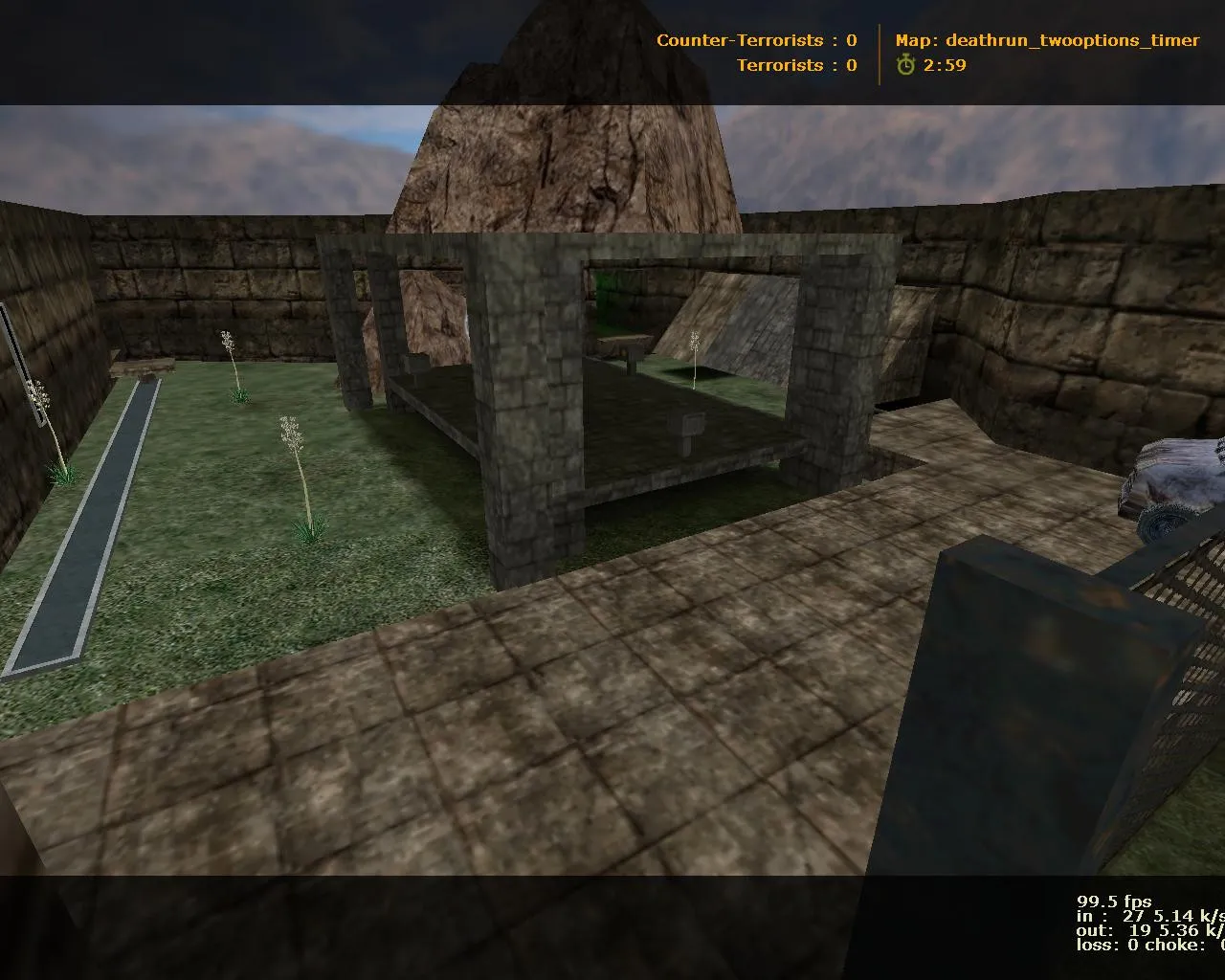 deathrun_twooptions_timer для CS 1.6: таймер, две опции и боты по .nav — скриншот 5