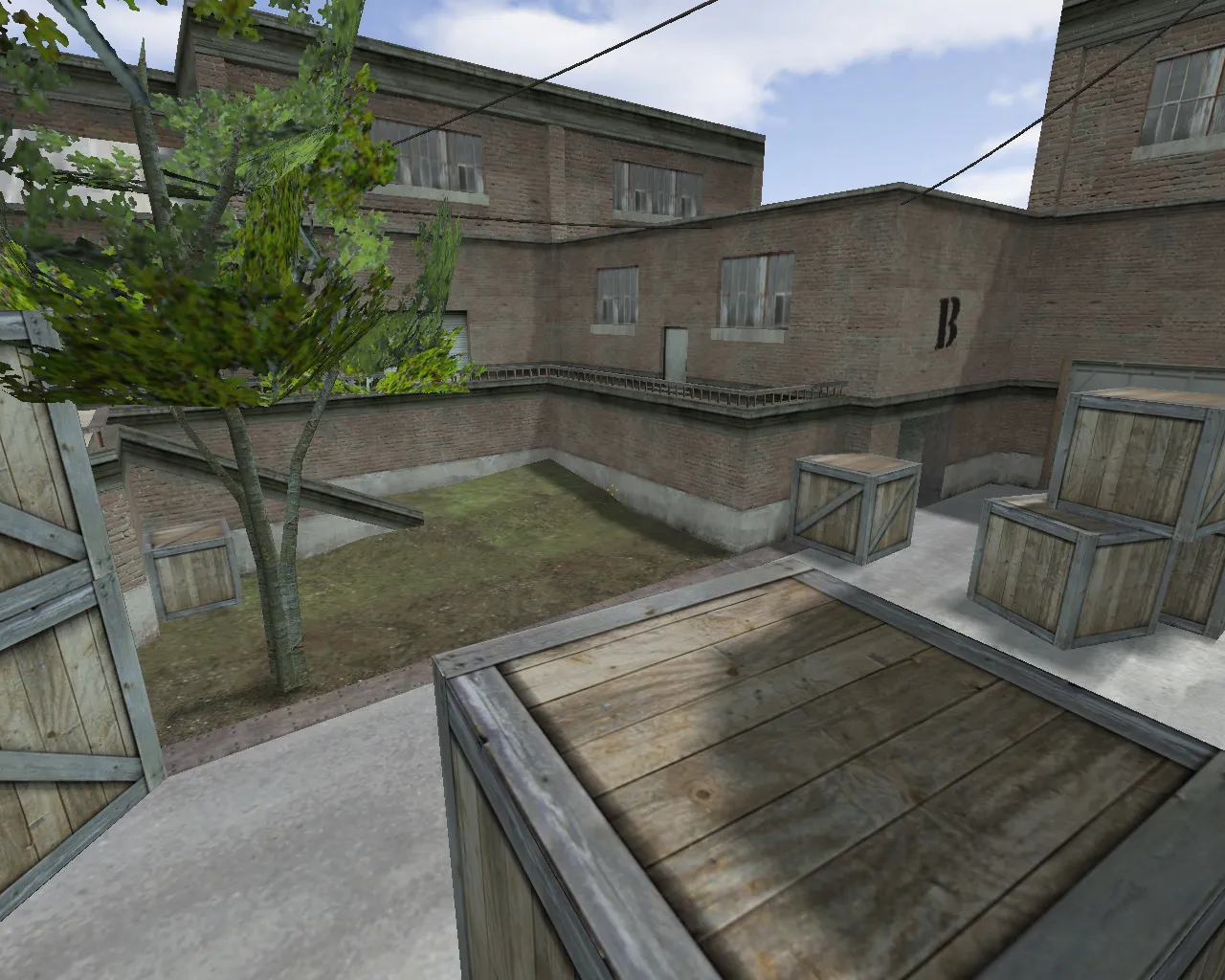 de_forge для CS 1.6: тактика за CT и T, точки, .nav и оптимизация карты — скриншот 4