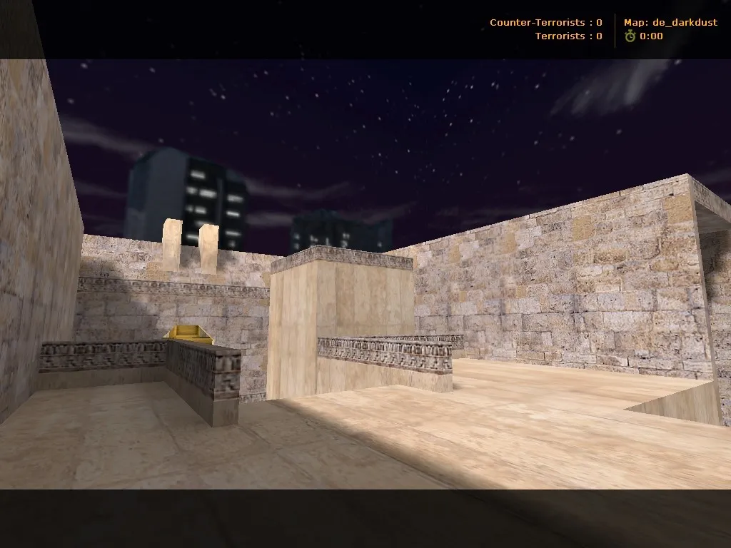 de_darkdust для CS 1.6: карта, точки, .nav для ботов, wpoly/epoly и баланс сторон — скриншот 6