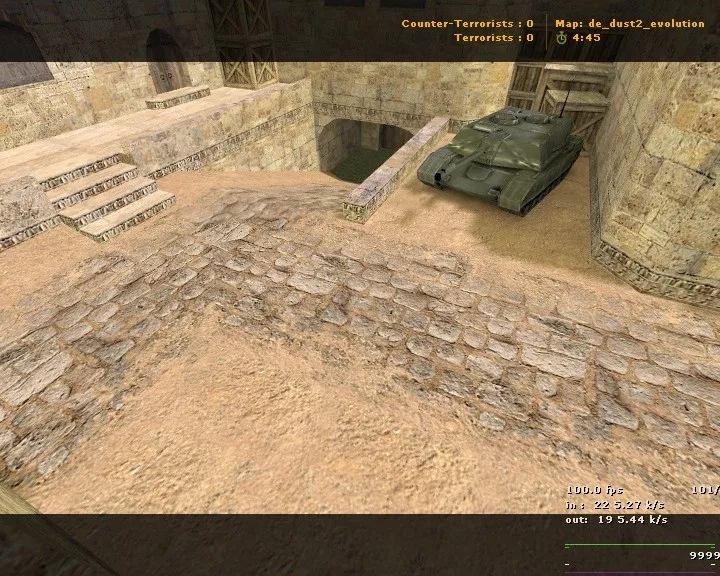 Скачать de_dust2_evolution для CS 1.6: точки, тактики за T/CT, оптимизация и запуск без сюрпризов - Скриншот