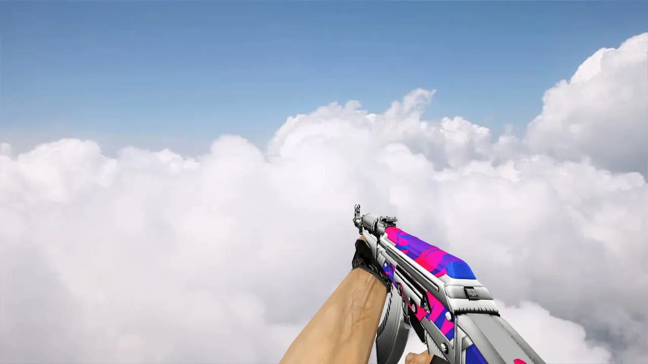 Скачать Модель AK-47 Runner v_model для CS 1.6: p_, w_, звуки, анимация осмотра и текстуры - Скриншот