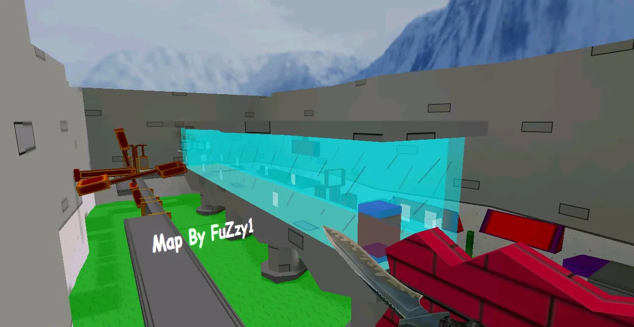 deathrun_cartoon для CS 1.6: deathrun карта, точки, .nav, баланс сторон и запуск без подмен — скриншот 1