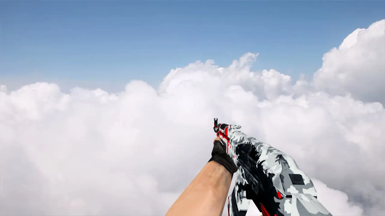 Скачать Модель «AK-47 WarZilla Red Rage» для CS 1.6: v_, p_, w_ версии, звуки, анимация осмотра и норм текстуры - Скриншот