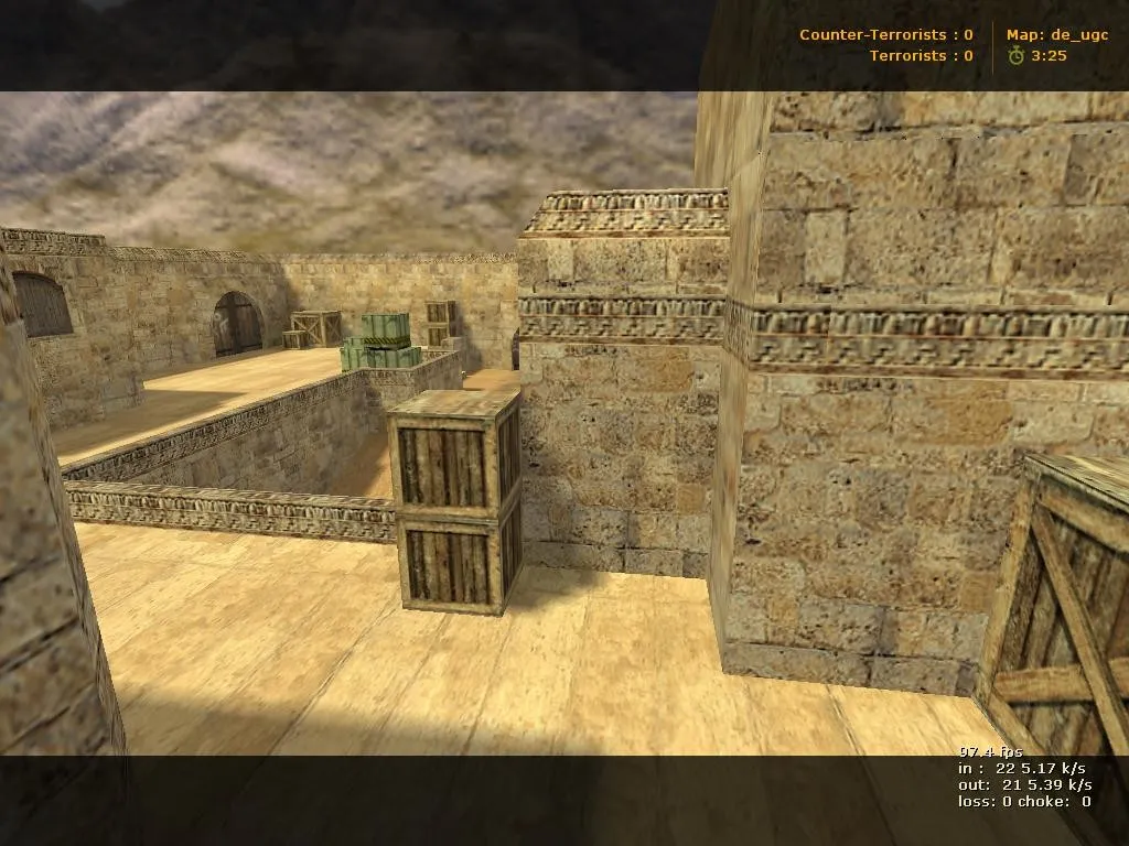 Скачать de_dust2x2_extended — расширенная DE карта для CS 1.6: точки, ротации, .nav и оптимизация - Скриншот