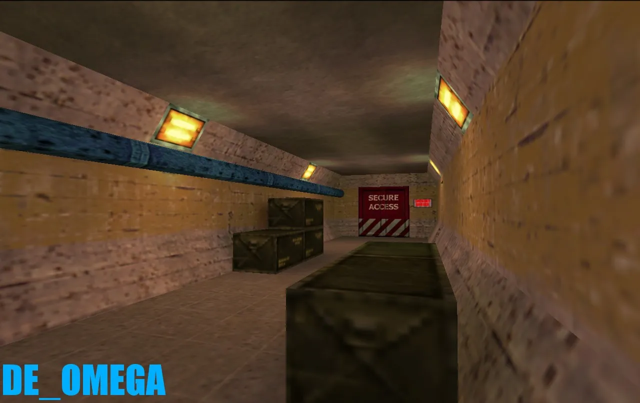 Скачать Карта de_omega для CS 1.6: Тактика и особенности - Скриншот