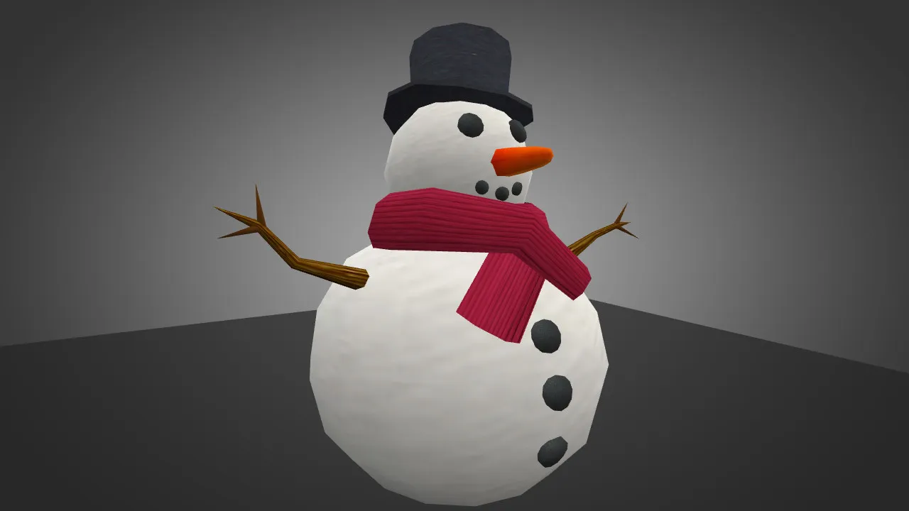 Скачать Модель «Snowman» для CS 1.6 - Уникальный скин курицы - Скриншот