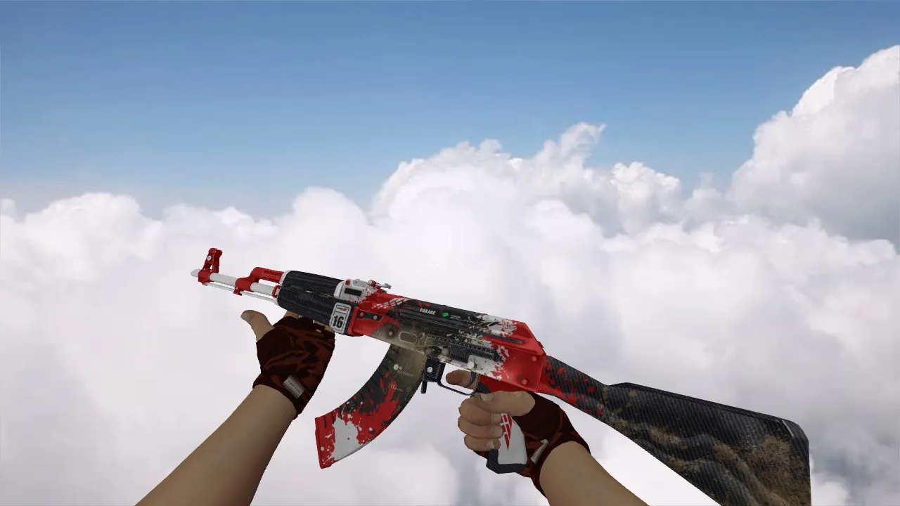 Модель AK-47 «Roll Cage» v_ для CS 1.6: звуки, анимация осмотра, качество текстур и точная форма — скриншот 1