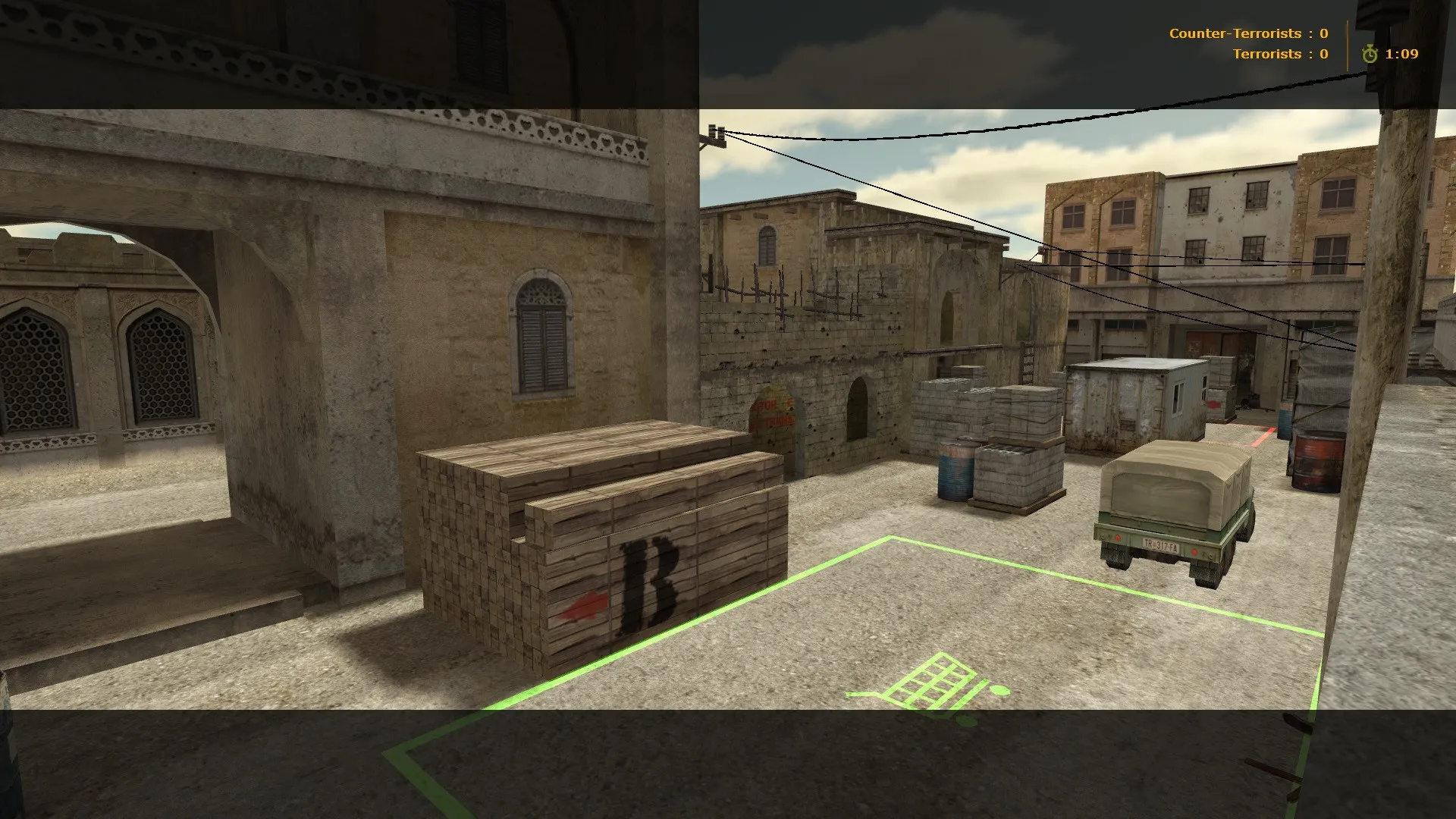 de_dust0_cso — DE карта для CS 1.6: баланс сторон, точки, .nav и оптимизация wpoly/epoly — скриншот 6