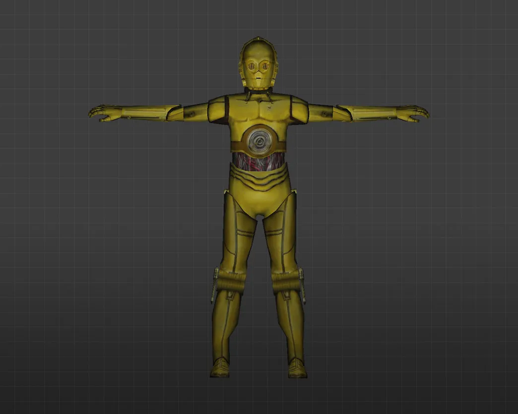 Скачать Модель «C-3PO» для CS 1.6 - Звездные Войны - Скриншот