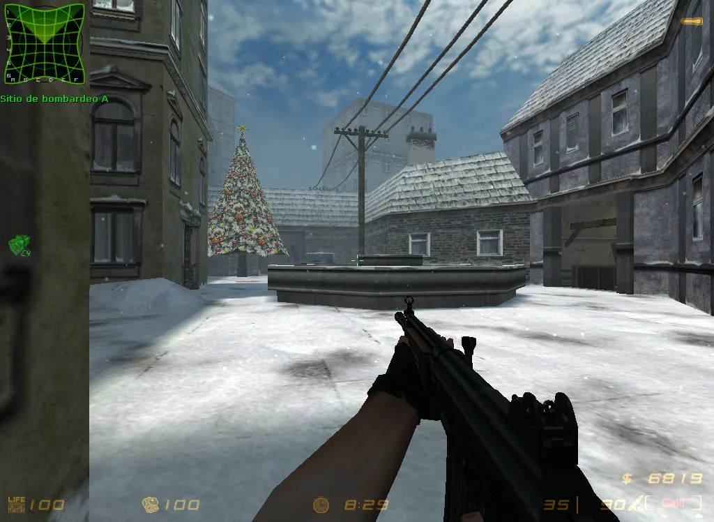 Скачать Карта de_vostokxmas_cso для CS 1.6: тактические особенности и детализация - Скриншот