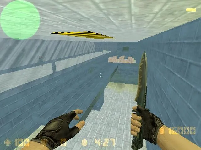 Скачать Карта deathrun_blue33 для CS 1.6: точки, боты .nav, оптимизация и настройка под deathrun-режим - Скриншот