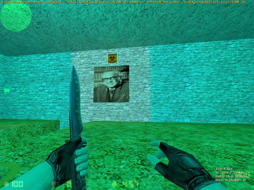 Скачать deathrun_imperilment для CS 1.6: deathrun карта, раунды, ловушки и тактики без читов - Скриншот